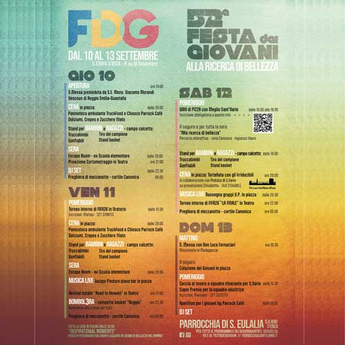 52A FESTA DEI GIOVANI 2026