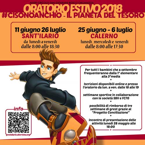 ORATORIO ESTIVO 2018