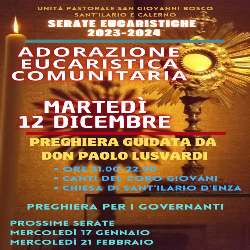 Serate Eucaristiche 2023-2024